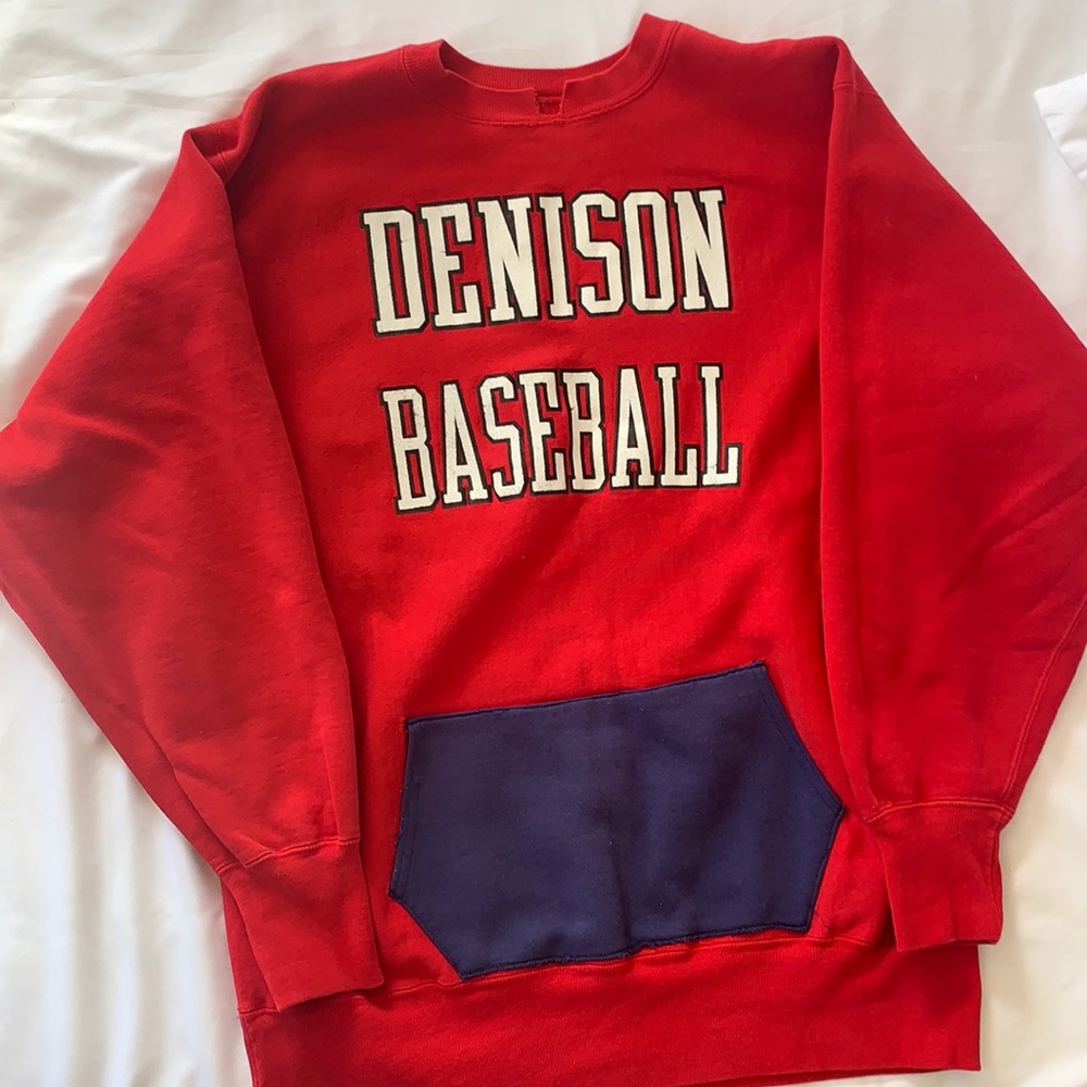 Vintage Denison Baseball sweatshirt